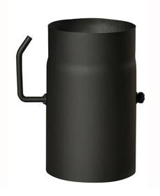 Eurometal Roura kouřová s klap.130mm/ 250 t.1,5mm ČER