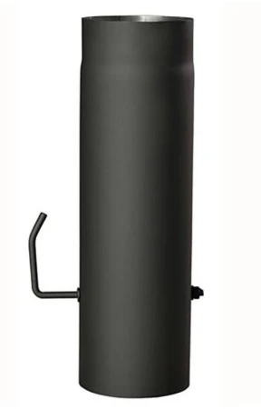 Eurometal Roura kouřová s klap.145mm/ 500 t.1,5mm ČER
