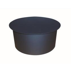 Eurometal Víčko kouřové 150mm t.1,5mm ČER Eurometal Víčko kouřové 150mm t.1,5mm ČER