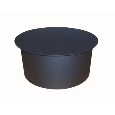 Eurometal Víčko kouřové 150mm t.1,5mm ČER Eurometal Víčko kouřové 150mm t.1,5mm ČER