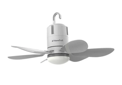 Eurotrail Nabíjecí stropní ventilátor s osvětlením
