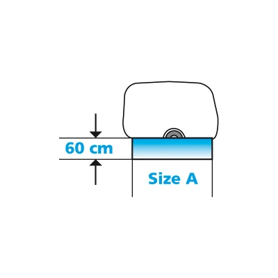 Eurotrail Protiprůvanová zástěna 500cm