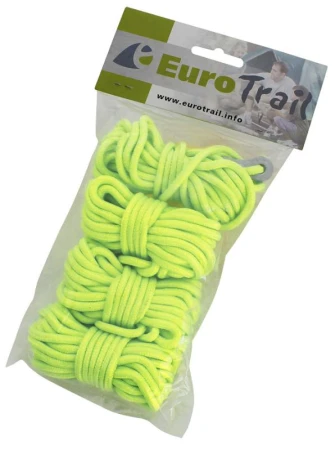 Eurotrail Sada úvazků na stan 4 ks zelená