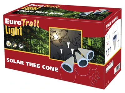 Eurotrail Solární světlo Tree Cone 3ks