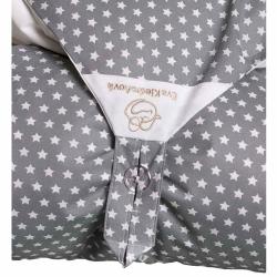 Eva Kiedroňová Povlak šedý s hvězdičkami na zavinovačku Maxi Dráček