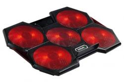 EVOLVEO Ania 14, chladicí podstavec pro notebook, červené podsvícení, až 17,3