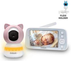 EVOLVEO Baby Monitor N5 - Set videochůvičky s 360° dohledem, obousměrnou komunikací a ukolébavkami, růžová EVOLVEO Baby Monitor N5 - Set videochůvičky s 360° dohledem, obousměrnou komunikací a ukolébavkami, růžová