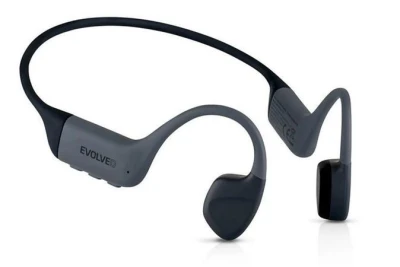 Evolveo BoneMax, bezdrátová sluchátka na lícní kosti, MP3 32GB, IPX8, šedé