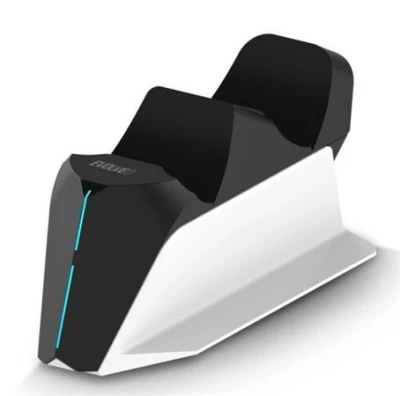 Evolveo DockCharge, nabíjecí základna a stojánek pro dva ovladače PS5 Evolveo DockCharge, nabíjecí základna a stojánek pro dva ovladače PS5