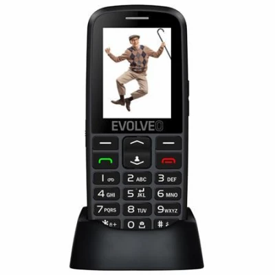 Evolveo EasyPhone EG, mobilní telefon pro seniory s nabíjecím stojánkem (černá barva) Evolveo EasyPhone EG, mobilní telefon pro seniory s nabíjecím stojánkem (černá barva)