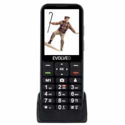 EVOLVEO EasyPhone LT, mobilní telefon pro seniory s nabíjecím stojánkem (černá barva) EVOLVEO EasyPhone LT, mobilní telefon pro seniory s nabíjecím stojánkem (černá barva)