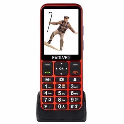 Evolveo EasyPhone LT, mobilní telefon pro seniory s nabíjecím stojánkem (červená barva) Evolveo EasyPhone LT, mobilní telefon pro seniory s nabíjecím stojánkem (červená barva)