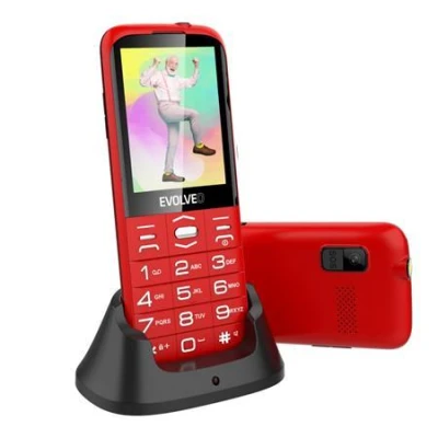 Evolveo EasyPhone XO, mobilní telefon pro seniory s nabíjecím stojánkem (červená barva) Evolveo EasyPhone XO, mobilní telefon pro seniory s nabíjecím stojánkem (červená barva)