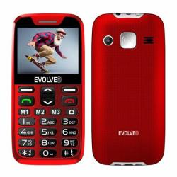 EVOLVEO EasyPhone XR, telefon pro seniory s nabíjecím stojánkem, 2,3" 320 x 240/1xSIM/0,3Mpx/microSDHC/1000 mAh/červená EVOLVEO EasyPhone XR, telefon pro seniory s nabíjecím stojánkem, 2,3" 320 x 240/1xSIM/0,3Mpx/microSDHC/1000 mAh/červená