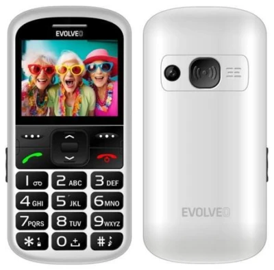 Evolveo EasyPhone XS, mobilní telefon pro seniory, bílý Evolveo EasyPhone XS, mobilní telefon pro seniory, bílý