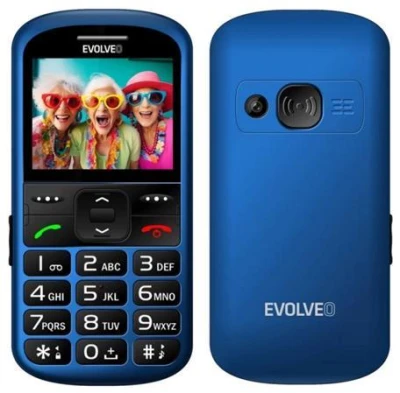 Evolveo EasyPhone XS, mobilní telefon pro seniory, modrý Evolveo EasyPhone XS, mobilní telefon pro seniory, modrý