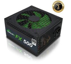 Evolveo FX 500, zdroj 500W, 80+ White, ATX 2.2, 1× PCIe, aPFC, tichý 140mm ventilátor, 4x SATA, bulk, záruka 3 roky, černý Evolveo FX 500, zdroj 500W, 80+ White, ATX 2.2, 1× PCIe, aPFC, tichý 140mm ventilátor, 4x SATA, bulk, záruka 3 roky, černý