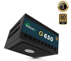 Evolveo G650 zdroj 650W, 80+ GOLD, ATX 3.1, PCIe 5.1, aPFC, 140mm ventilátor, modulární, záruka 3 roky, černý Evolveo G650 zdroj 650W, 80+ GOLD, ATX 3.1, PCIe 5.1, aPFC, 140mm ventilátor, modulární, záruka 3 roky, černý