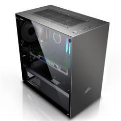 EVOLVEO M4, case mATX, 2x USB2.0 / 1x USB3.0 / 120mm LED / černý s průhlednou bočnicí EVOLVEO M4, case mATX, 2x USB2.0 / 1x USB3.0 / 120mm LED / černý s průhlednou bočnicí