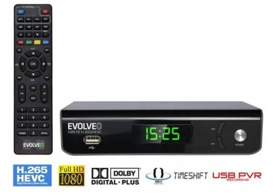 Evolveo Omega S3, HD DVB-T2 H.265/HEVC rekordér Evolveo Omega S3, HD DVB-T2 H.265/HEVC rekordér