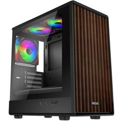 EVOLVEO Panthera, skrinka mATX, 3x ARGB ventilátor 120mm, drevený predný panel + sklenená bočnica EVOLVEO Panthera, skrinka mATX, 3x ARGB ventilátor 120mm, drevený predný panel + sklenená bočnica
