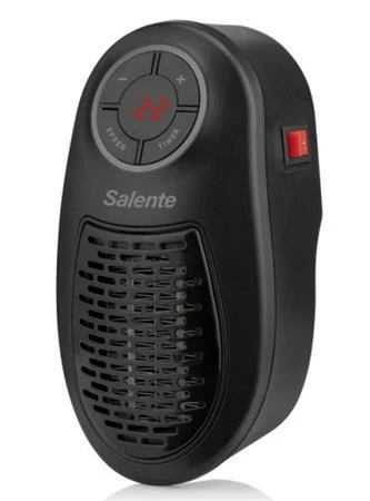 Evolveo Salente HotHeat, teplovzdušný mini ventilátor, 500 W, černý