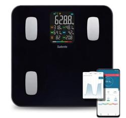Evolveo Salente MaxFit, chytrá osobní diagnostická fitness váha, Bluetooth, černá Evolveo Salente MaxFit, chytrá osobní diagnostická fitness váha, Bluetooth, černá