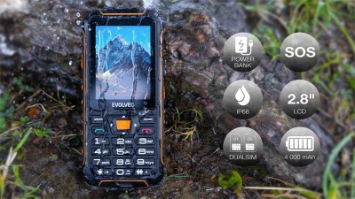 Evolveo StrongPhone Z6, vodotěsný odolný Dual SIM telefon, černo-oranžová Evolveo StrongPhone Z6, vodotěsný odolný Dual SIM telefon, černo-oranžová