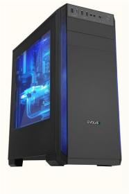 EVOLVEO T3, case ATX, 2x USB2.0 / 1x USB3.0 , 3x 120mm (modrý), černý s modrým podsvícením EVOLVEO T3, case ATX, 2x USB2.0 / 1x USB3.0 , 3x 120mm (modrý), černý s modrým podsvícením