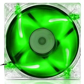 Evolveo Ventilátor 140mm, LED zelený