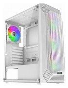 EVOLVEO Xenon, skříň ATX, 4x ARGB ventilátor 120mm, přední panel airflow mesh, bílá