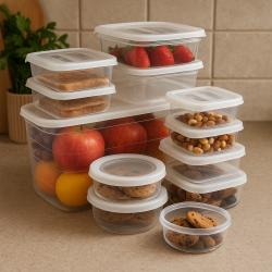 Excellent Houseware Box na potraviny sada 11 ks