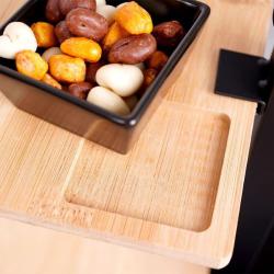 Excellent Houseware Etažér třípatrový servírovací kov/dřevo