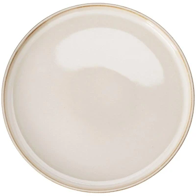 Excellent Houseware Jídelní sada talířů kamenina 16 ks béžová