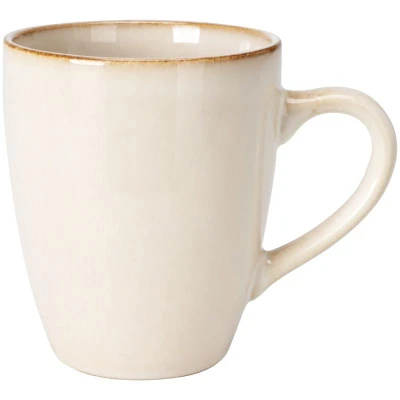 Excellent Houseware Jídelní sada talířů kamenina 16 ks béžová