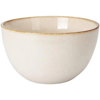 Excellent Houseware Jídelní sada talířů kamenina 16 ks béžová