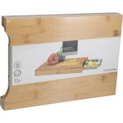 Excellent Houseware Krájecí prkénko s miskou bambus 35x25cm