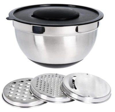 Excellent Houseware Mísa mixovací se struhadlem na zeleninu sada 4 ks