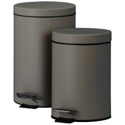 Excellent Houseware Odpadkový koš pedálový 12 a 3 l bronzová