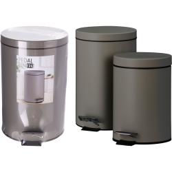 Excellent Houseware Odpadkový koš pedálový 12 a 3 l bronzová