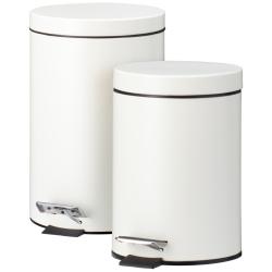 Excellent Houseware Odpadkový koš pedálový 12 a 3 l krémová