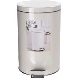 Excellent Houseware Odpadkový koš pedálový 12 a 3 l krémová