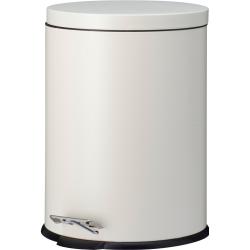 Excellent Houseware Odpadkový koš pedálový 2 ks 20 a 5 l krémová