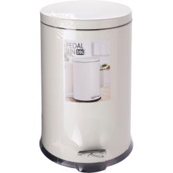 Excellent Houseware Odpadkový koš pedálový 2 ks 20 a 5 l krémová