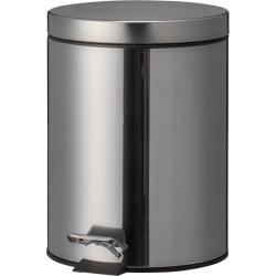 Excellent Houseware Odpadkový koš pedálový 2 ks 20 a 5 l stříbrná