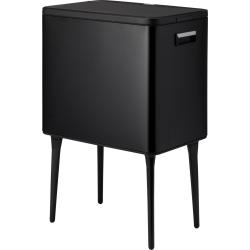 Excellent Houseware Odpadkový koš s dotykovým otevíráním 35 l matná černá