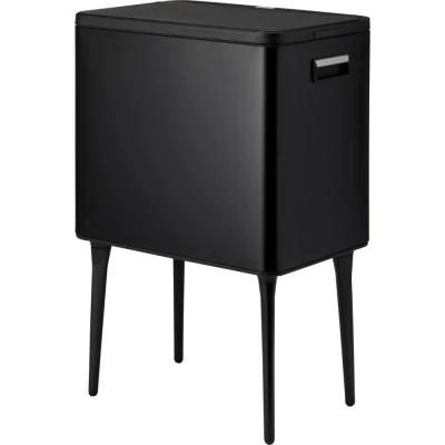 Excellent Houseware Odpadkový koš s dotykovým otevíráním 35 l matná černá Excellent Houseware Odpadkový koš s dotykovým otevíráním 35 l matná černá