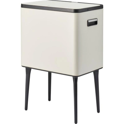 Excellent Houseware Odpadkový koš s dotykovým otevíráním 35 l matná krémová Excellent Houseware Odpadkový koš s dotykovým otevíráním 35 l matná krémová