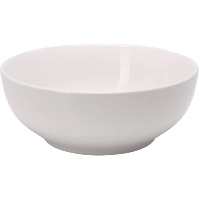 Excellent Houseware Porcelánová jídelní sada talířů 16 ks bílá