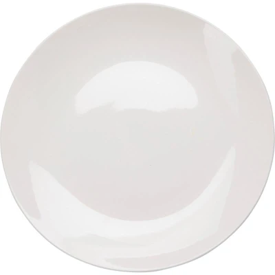Excellent Houseware Porcelánová jídelní sada talířů 16 ks bílá